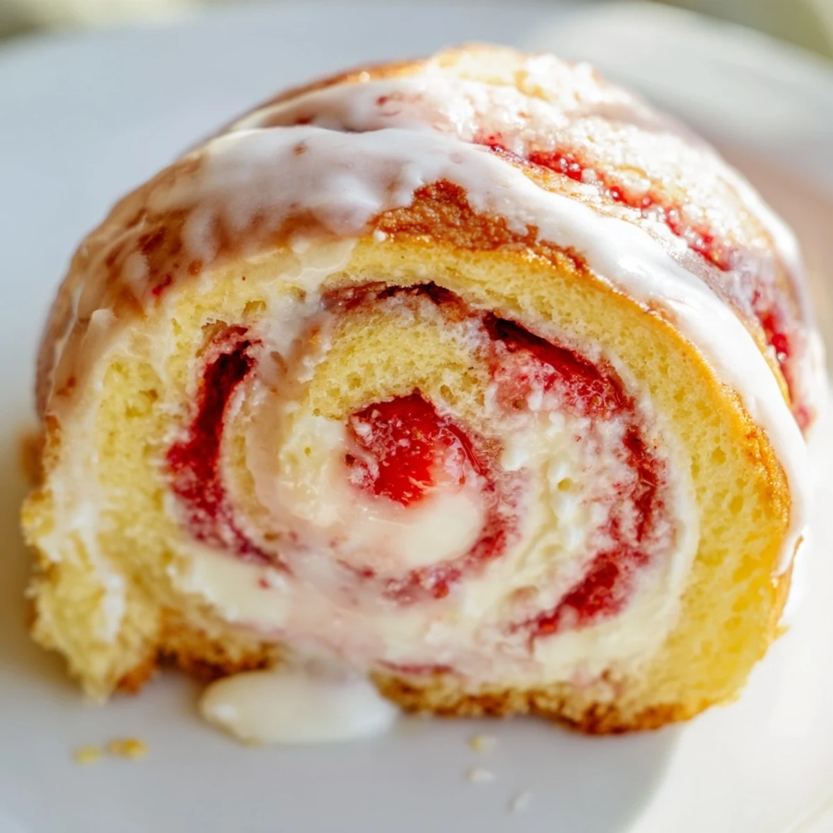 Strawberry Shortcake Cheesecake Rolls