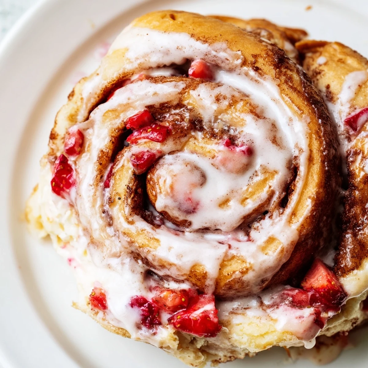 Strawberry Cheesecake Cinnabon Rolls