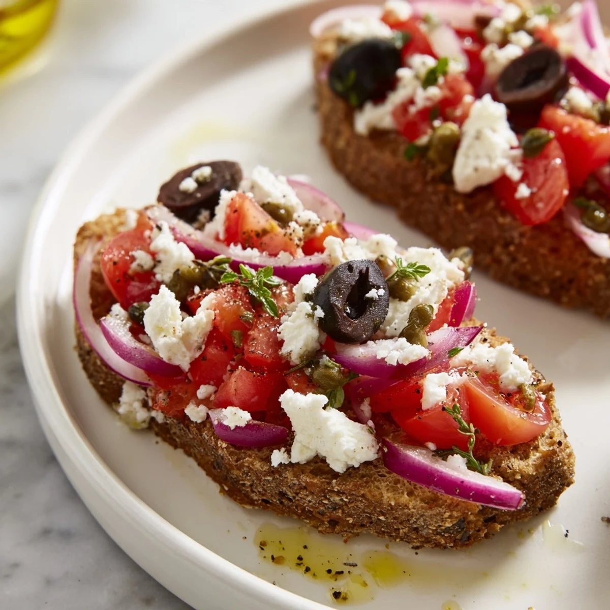 Crispy Cretan Feta Rusks