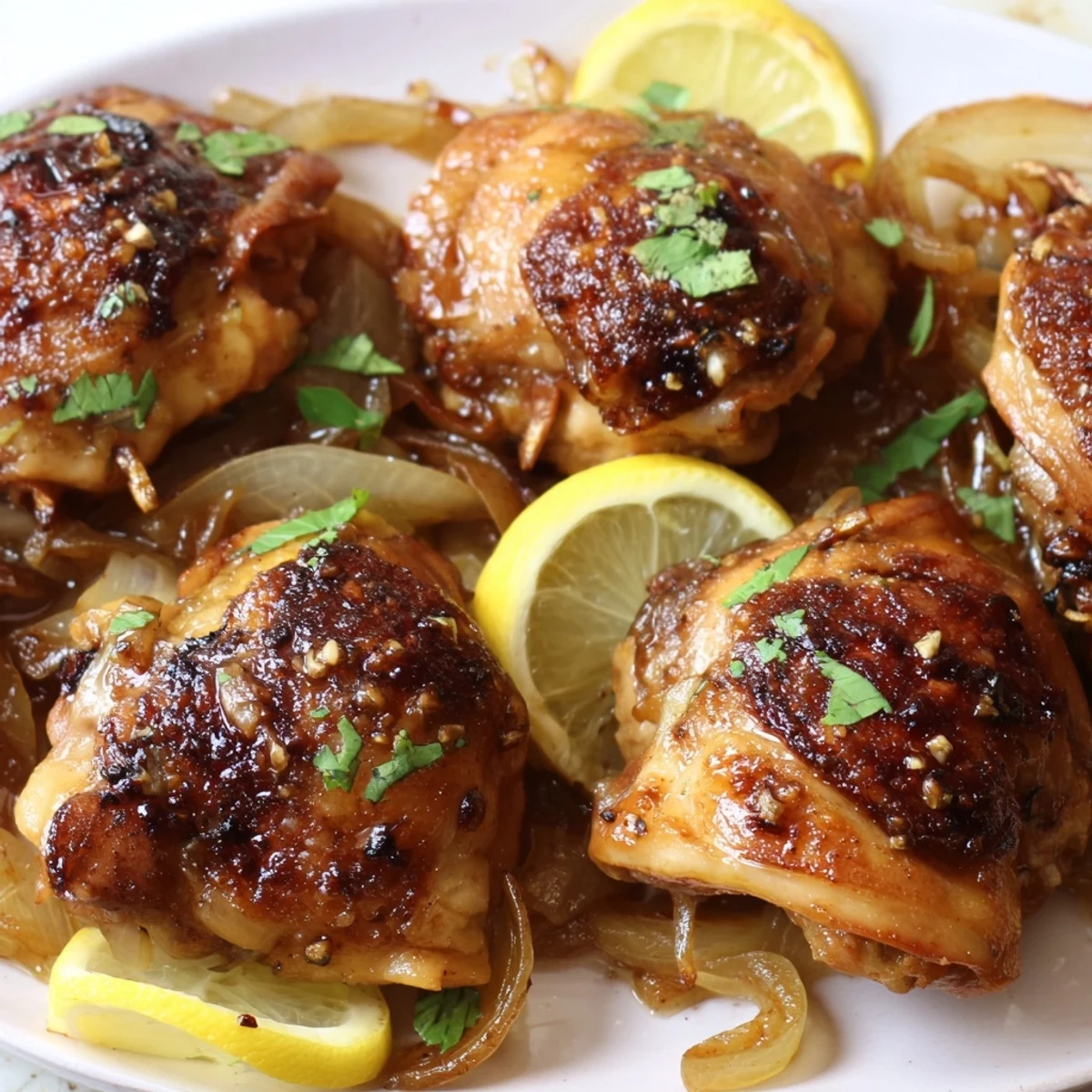 Ginger Garlic Chicken Thighs